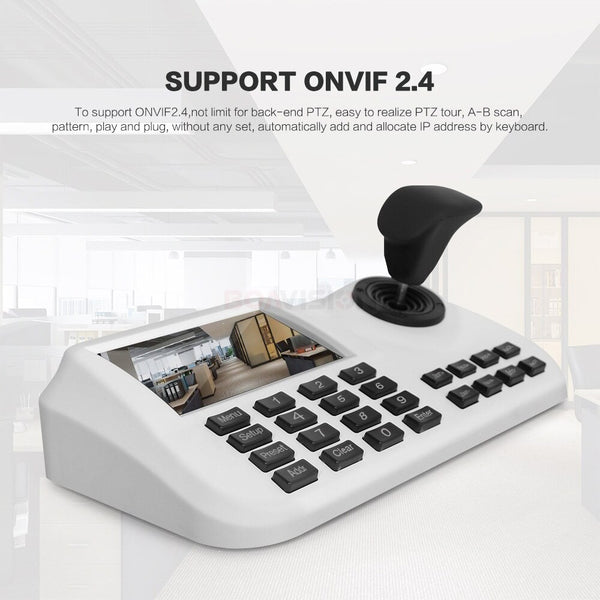 Clavier de contrôle PTZ réseau caméra CCTV Clavier de contrôle PTZ réseau caméra CCTV