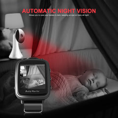 Moniteur bébé montre intelligente 2.4Ghz sans fil Vision Nocturne  BoaVision