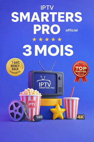 Code Smarters Pro 3 mois Smarters Player Lite MegaOtt, M3U