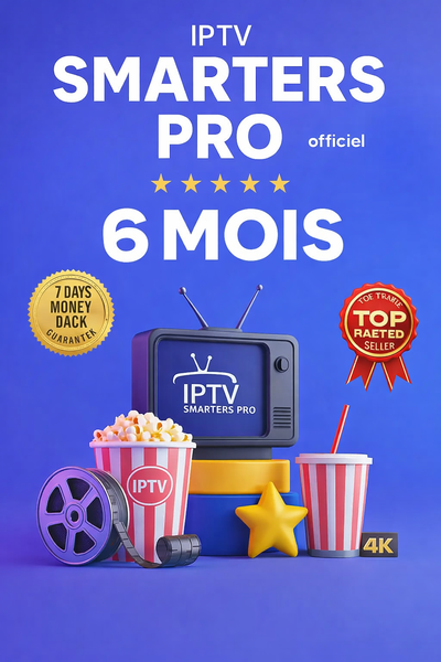 Code Smarters Pro 6 mois Smarters Player Lite MegaOtt, M3U