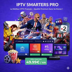 Code Smarters Pro Android TV MegaOTT IBO PLAYER Multi-écrans
