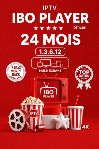 Code IBO PLAYER PRO MegaOtt 1,3,6,12,24 mois multi-écrans
