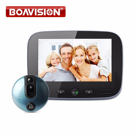 Interphone vidéo porte œil 4.3 Pouces caméra BoaVision Vision Nocturne