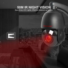 Caméra IP PTZ Zoom X30 IP66 Vision Nocturne 50 M Black Edition BOAVISION