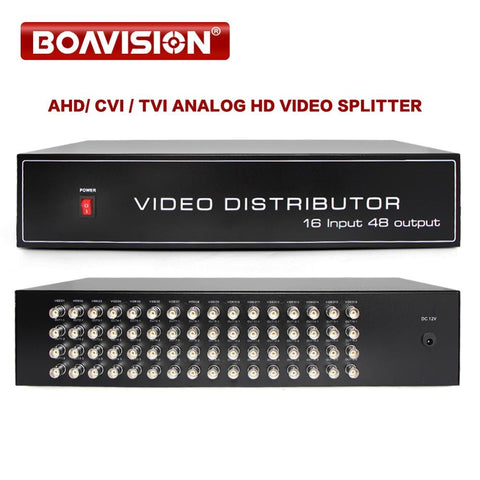 Séparateur Distributeur Vidéo CCTV 48 Ports séparateur vidéo caméra CVI/TVI/AHD BoaVision
