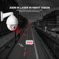 Caméra PTZ IP Zoom X30 Vision nocturne 300 mètres 5MP BOAVISION APPLICATION MOBILE HISEE