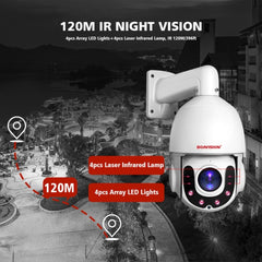 Caméra motorisé PTZ IP vidéo surveillance 1080 P 4MP 5MP Vision Nocturne 120 mètres Zoom x30 BOAVISION